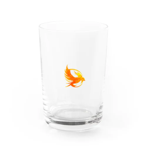 火の鳥/ロゴ Water Glass