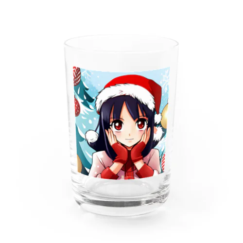 クリスマス-可愛い- Water Glass