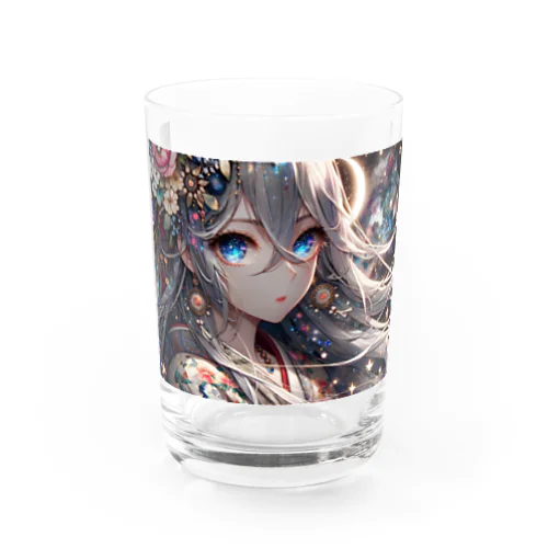 月下の神秘的な夜 Water Glass