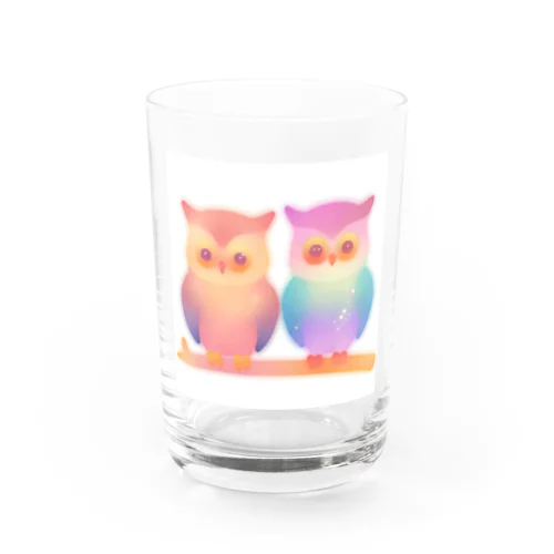 きゅんフクロウ Water Glass