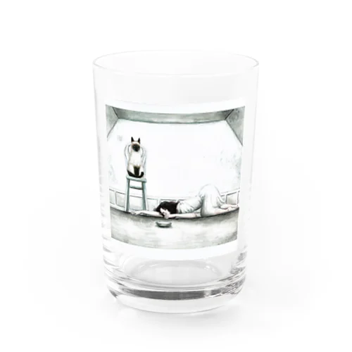 シャム猫娘 シングル「リボとリール」ジャケットイラストグッズ Water Glass