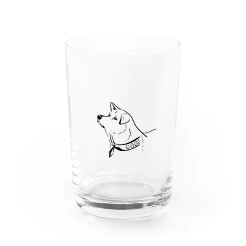 祝秋田犬ハチ生誕100年記念グッズ Water Glass