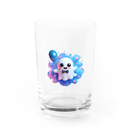 可愛いおばけ『ケケ』くん Water Glass