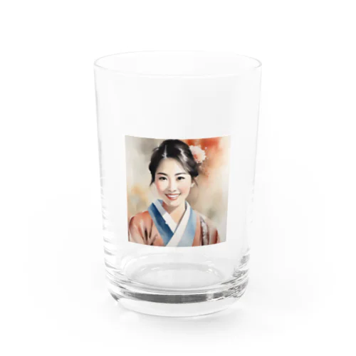 日本人女性 ヴィンテージ Water Glass