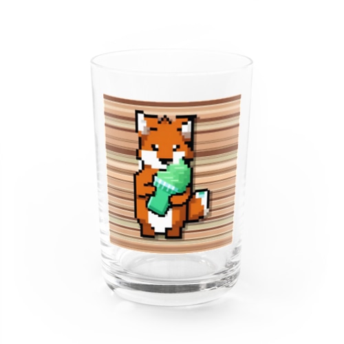 ミントアイス狐 Water Glass