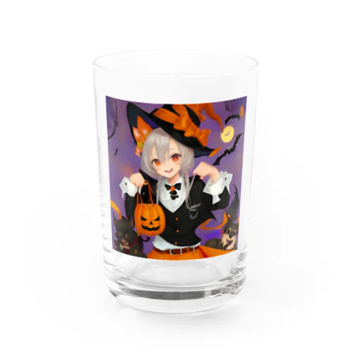 ワワ大好き魔女のハロウィン・キャンディ・キス Water Glass