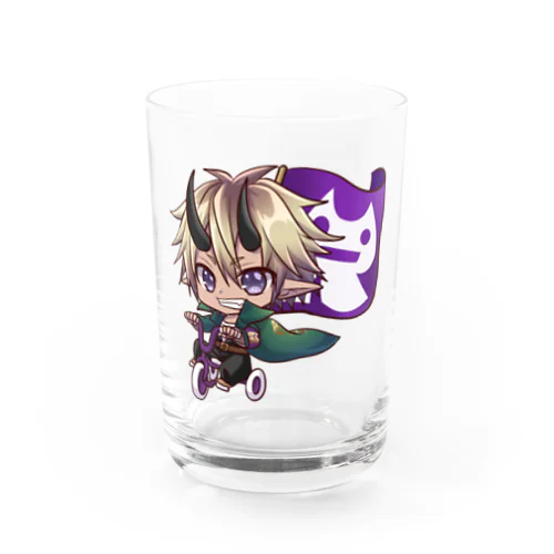 ロキロキ団三輪車アバ雷炎ちゃん Water Glass