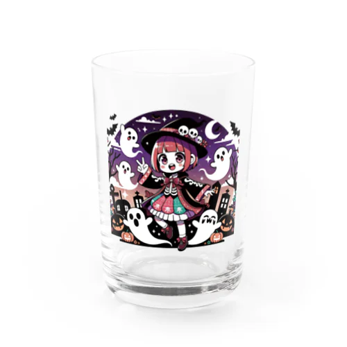 ハロウィンの魔法少女 Water Glass