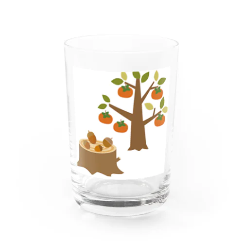 秋の風物アイテム グラス