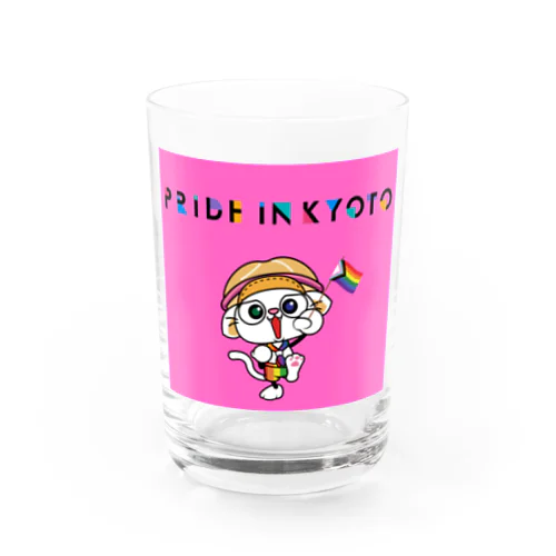 ことにゃんpink Water Glass