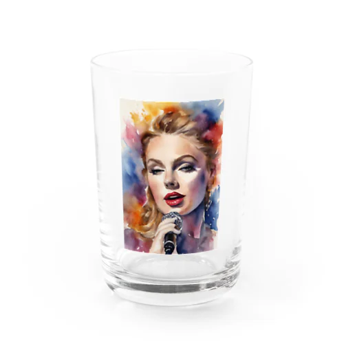 AI「Taylor Swift」水彩 Water Glass