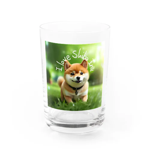 【柴犬】フォトリアル Water Glass