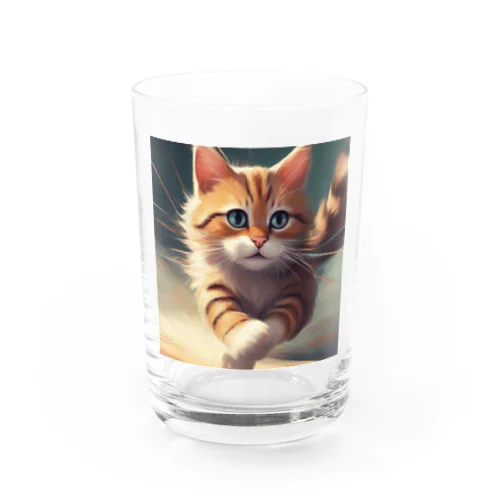 猫ちゃんグッズ Water Glass