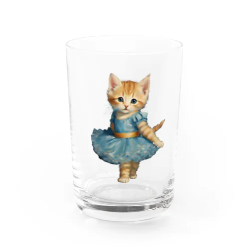 バレリーナの子猫 Water Glass