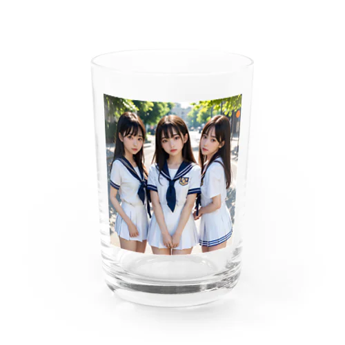 AI美女　 Water Glass
