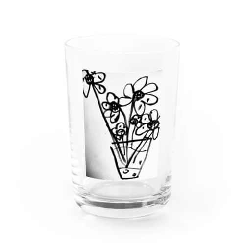 flower Water Glass