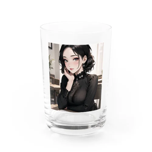 喪服の女性 Water Glass