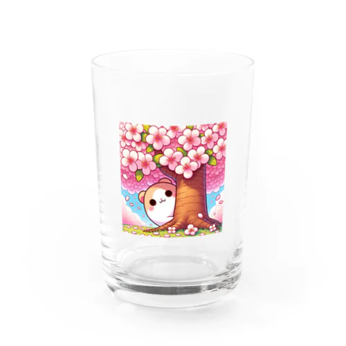 アニメ風の芝犬 Water Glass