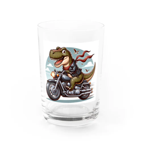 かわいい恐竜のイラストグッズ Water Glass