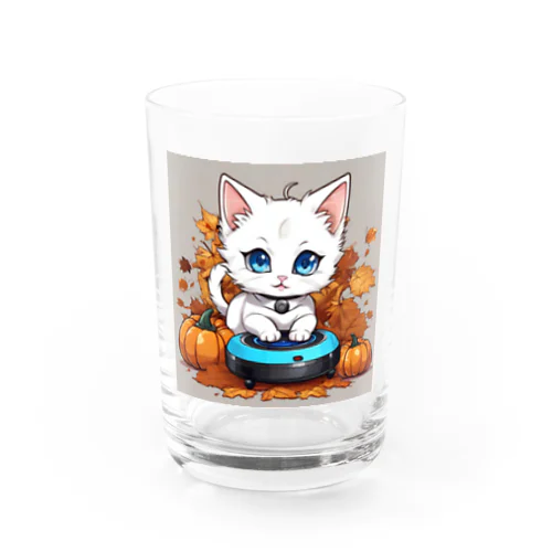 ハロウィンと白猫10 Water Glass