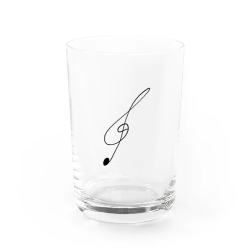 ト音記号 Water Glass