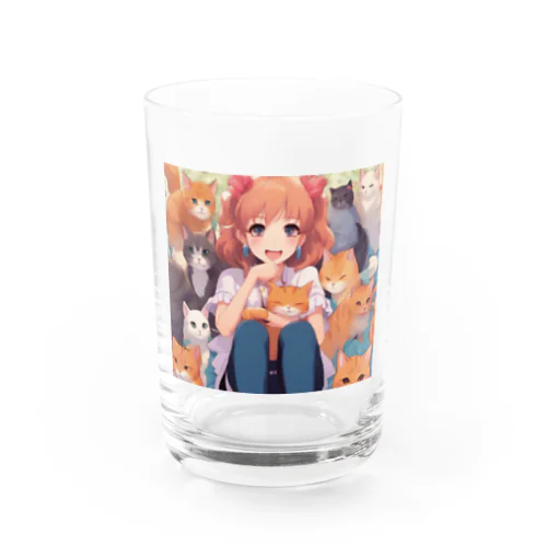 猫×美少女 Water Glass