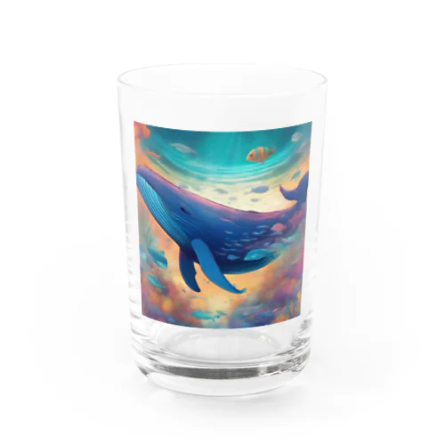 クジラさん Water Glass