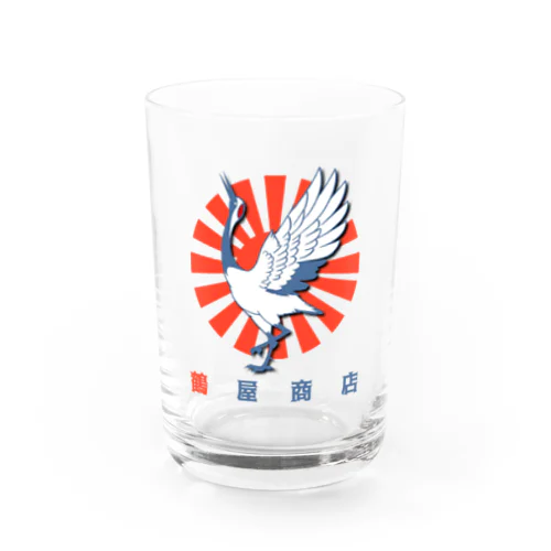 【鶴屋商店】日章鶴 Water Glass