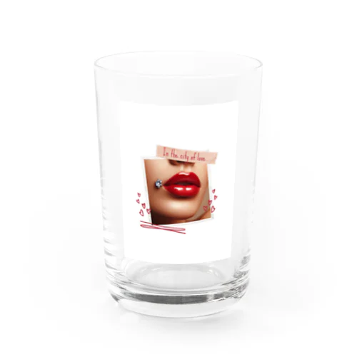 "Silk Lips" Water Glass