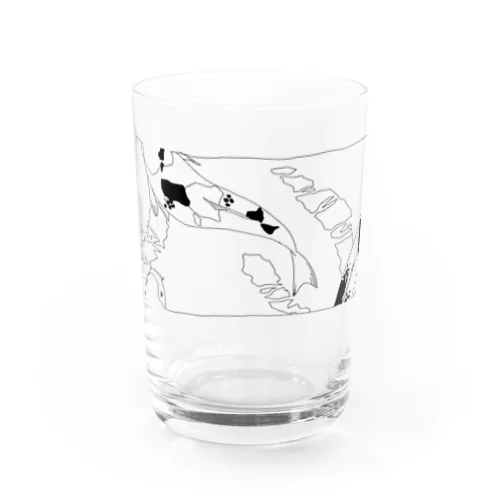 錦鯉1 Water Glass
