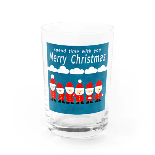 あなたと過ごすクリスマス　spend christmas with you Water Glass