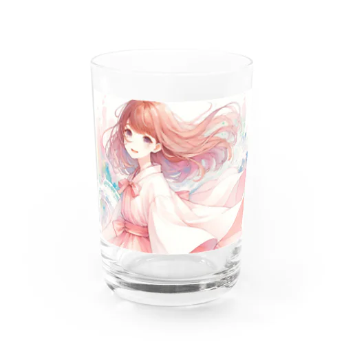 風になびく乙女 Water Glass