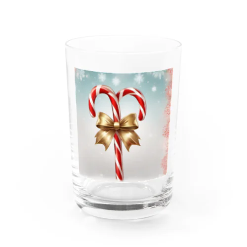 キャンディケイン（Candy Cane） Water Glass