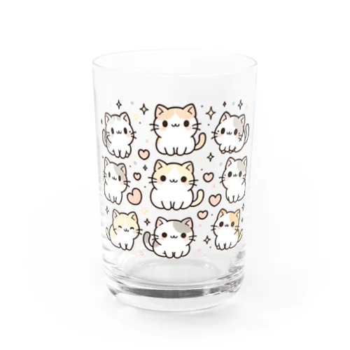 Kitty Love Galaxy Water Glass