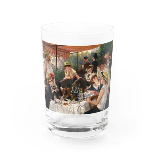 ルノワール「舟遊びをする人々の昼食」　ピエール＝オーギュスト・ルノワールの絵画【名画】 Water Glass