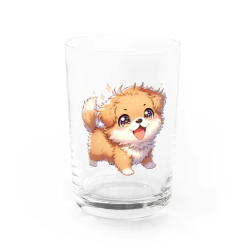 あなたをキュンとさせる可愛い子犬 Water Glass