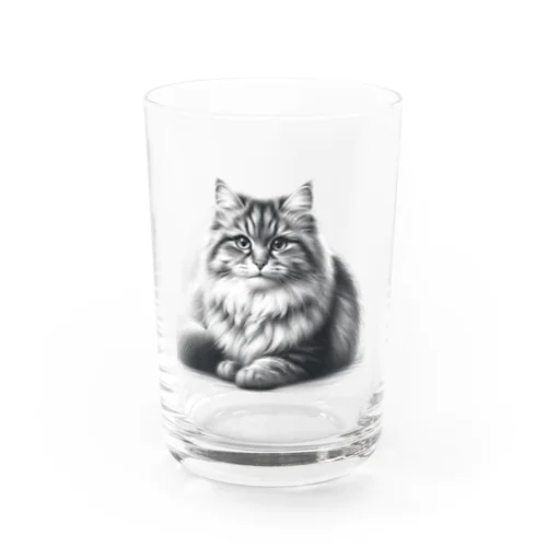 ふさふさの王者 Water Glass