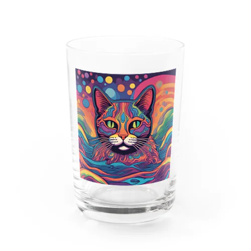 猫　情熱 Water Glass