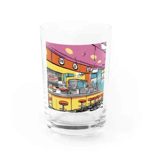 50'sのダイナー Water Glass