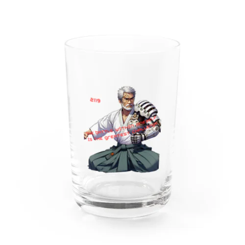 合気道の達人 Water Glass