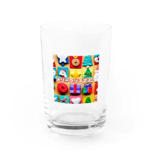 メリークリスマス！ Water Glass