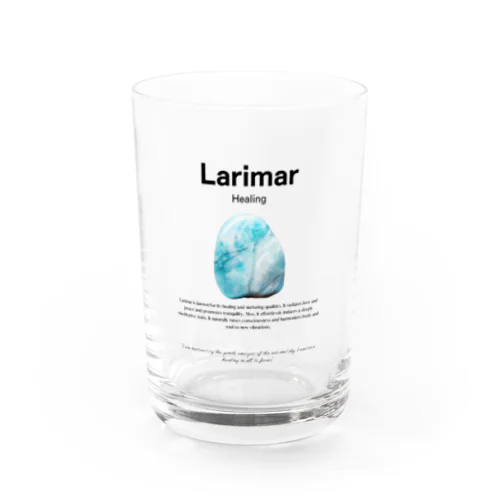 ラリマー・ヒーリング・ストーン Water Glass