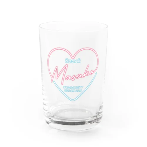 スナックまさこ　オリジナルグッズ Water Glass