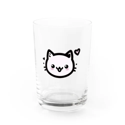 可愛いにゃんこ🐱💞 Water Glass