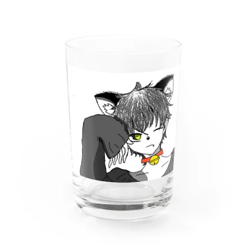 猫メン Water Glass