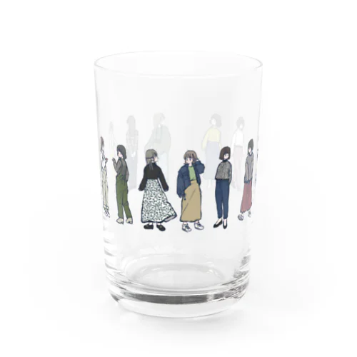 ファッションイラストグラス Water Glass