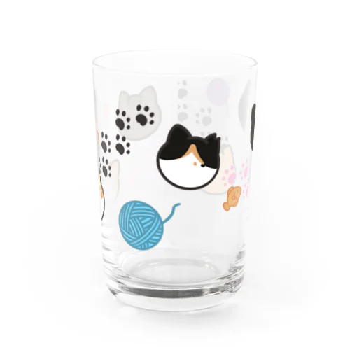 猫柄 Water Glass