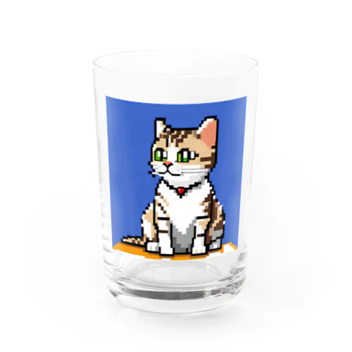 ドット絵アメリカンショートヘア Water Glass