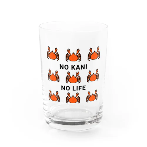 NO KANI  NO LIFE Water Glass