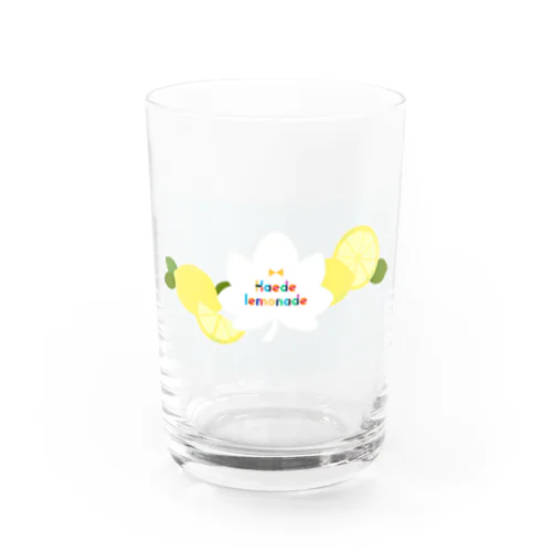 Kaede lemonade  ロゴ Water Glass